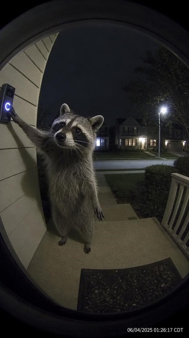 Doorbell cam video template